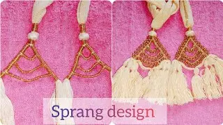 home made nara designs ( sprang design ) // stylish and beautiful sprang design