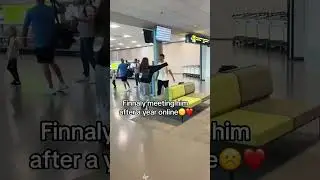 Long distance couple meeting surprise#longdistance #meeting #couple #surprise #love