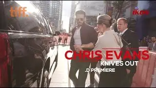 Dapper Chris Evans Knives Out world premiere at TIFF
