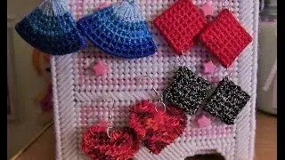 Earrings Plastic Canvas