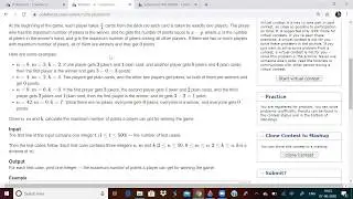 CODEFORCES PROBLEM BERLAND POKER.