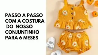 como fazer conjuntinho infantil para 6 meses, hoje esse conjuntinho é nossa inspiração