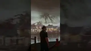 Indoor digital visual wall with immersive experience