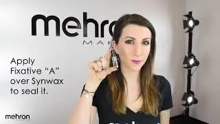 MEHRON Tutorials - How to use Fixative &ldquo;A&rdquo; in a Special Effects Wound