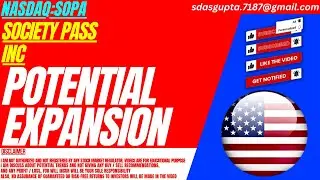 POTENTIAL EXPANSION : SOPA STOCK ANALYSIS | SOCIETY PASS INC STOCK