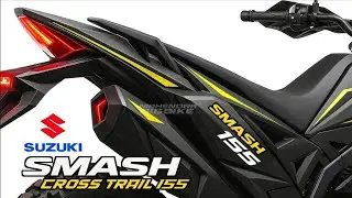 BERANI TAMPIL BEDA❗ALL NEW SUZUKI SMASH CROSSOVER TRAIL MELUNCUR 2025 !!  NMAX | AEROX 