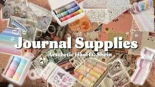 Journal Supplies Haul ft. Shein | Pinterest inspired stationery 
