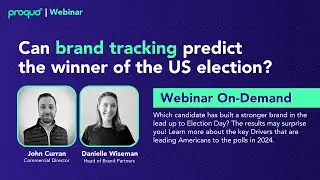 Can Brand Tracking Predict the US Election? | Webinar On-Demand