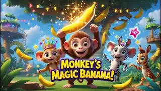 Monkey And Magical Banana | A Fun Story For Kids | English Story