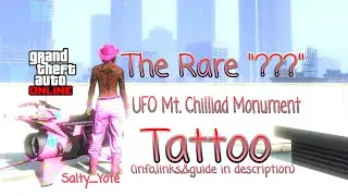 Super Rare ??? Alien Tattoo, in #gtaonline *Info, links, & guide in description*