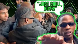 Travis Scott Overwhelmed By Fan Frenzy In Paris