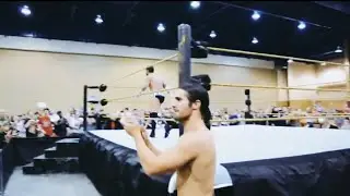 CM Punk vs Dean Ambrose FCW 2011 || Roman Reigns Seth Rollins and Bray Wyatt cheers from ringside