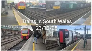 Trains in South Wales (Newport and Cardiff) 23/12/25