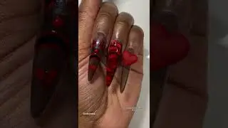 ANTI Valentine's Day Nails!! 🖤🤡💔