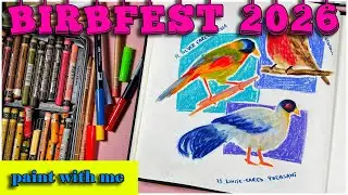 Sketchbook Session: BIRBFEST 2026 🐦🦆🐧#birbfest2026 #sketchbook