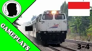 Indonesian Train Simulator - Career Mode (Level 3-4) - Simulasi Kereta Api Indonesia (Android Game)