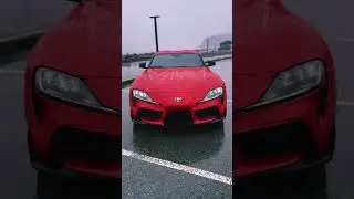 Supra in the rain again #supra #cars #rain #shorts