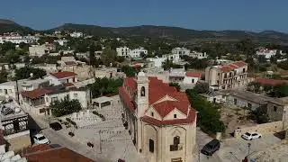 4K Drohnen-Tour | Small Village in Cyprus | DJI Mini 4 Pro