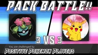 PACK BATTLE! Vs Positive Pokemon Players! Styles Of Battle