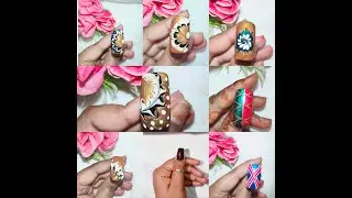 💅🏻💞Easy Nail Art With Safety Pin AtHome #viralshort nailart #piubhol #video