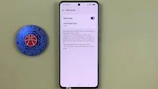 Water drop icon, data saver on OPPO Reno10 5G Android 13