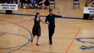 #PNTSDF2024Jacks and Jills' Nate Finch and Bell Magnuson, Junior Round Dancing Compulsory