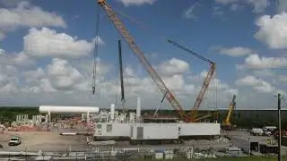 4K First Look at Linde Air Separation Plant Under Construction Supplying SpaceX Starbase Starship