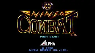 Ninja Combat Arcade Game, Alpha Denshi Corporation 1990, playthrough