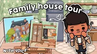 БОЛЬШОЙ СЕМЕЙНЫЙ ДОМ ТУР ⭐🏡 || Мир жизни Toca boca 🌍 | РОЛЕВАЯ ИГРА *с голосом* 🗣️