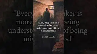 Deep Thinker&rsquo;s Paradox #nietzsche #philosophyshorts #deepthinking