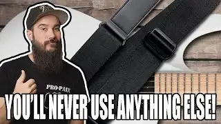 Vegan Friendly Richter Leather Guitar Straps! installation and Review