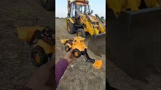 JCB vs Air bus😲😍 #no1trendingshorts #bachoeloader #xcavator #asmr #asmrshorts