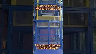 Safe & Efficient! Hydraulic Cargo Lift Takes Over All Heavy Load Handling📦