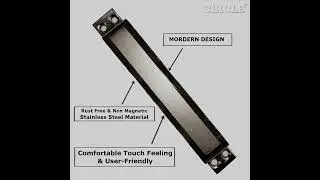 CIRCLE DOOR KIT GLAMOUR | Door kit| |Door Hardware|Gate hardware| Front Aldrop|Back Latch|Two Handle