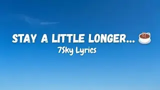 Stay A Little Longer - Original Song | Heartfelt Love & Goodbye Song (Lyrics Video)