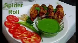 HOW TO MAKE  SPIDER ROLL (FULL RECIPE) BY CHEF DEEPAK