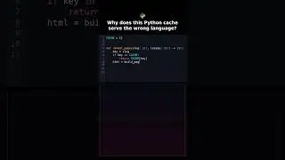 Why does this Python cache serve the wrong language? #pythonapi