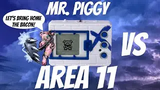 Taking On Area 11 With Mr Piggy! | Digimon X Virtual Pet