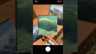 Revealing a beautiful painting through the camera app