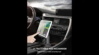 APPS2Car Cup Holder Tablet Mount Full Unboxing + Thoughts! ArmyVetMedia