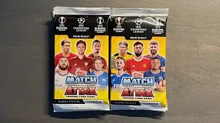 2021/22 Topps Match Attax UEFA Soccer 6 Pack Opening - Foil Inserts Galore!