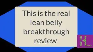 Lean belly breakthrough review -  You must view it before Buying !!!!