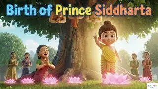 The Magical Birth of Prince Siddhartha | Buddha Story for Kids | සිදුහත් උපත