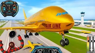 🔥Passenger Plane City Mission ✈️ | Airplane Simulator 3D Android IOS Gameplay 