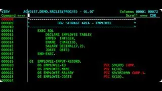 IBM MVS - Editing, compiling and executing a Cobol program - M2
