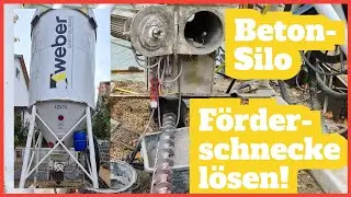 Weber Silomischpumpe SMP FB - festsitzende Schnecke ausbauen und einbauen - Beton auf Knopfdruck