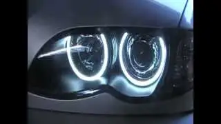 Ангельские глазки на BMW E46 (Angel eyes CCFL)