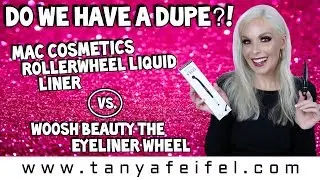 Do We Have A Dupe?! | MAC Rollerwheel Liner vs. Woosh Beauty The Eyeliner Wheel | Tanya Feifel