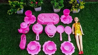 Diy Unboxing Amazing Mini kitchen set@miniclay5092 @dollianclay @Dolliyon