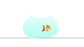 Orange Fish in Aquarium   Kids video   Animation 2d